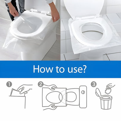 HygeneCover - Persönlicher Toilettensitzbezug für unterwegs [50 Stück)