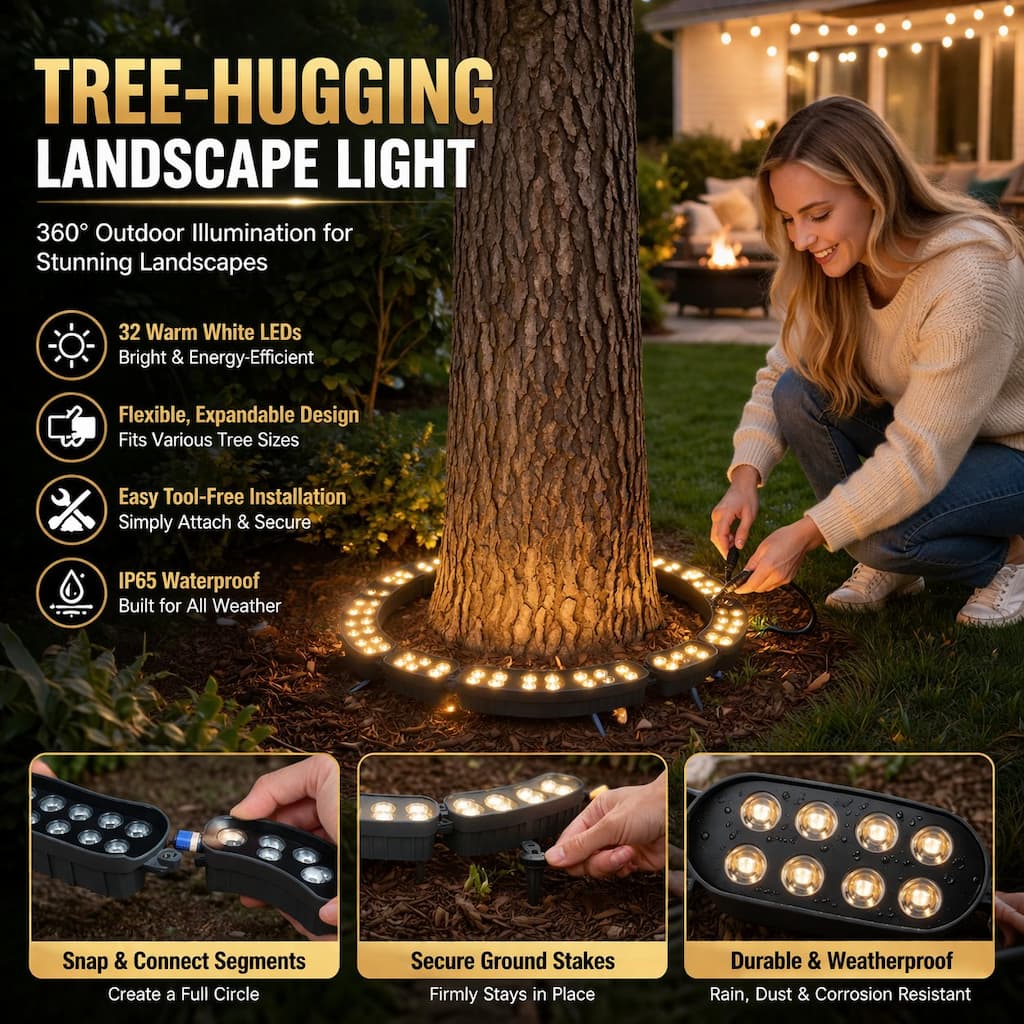 Glow Tree - LED-Lichterkette für Bäume