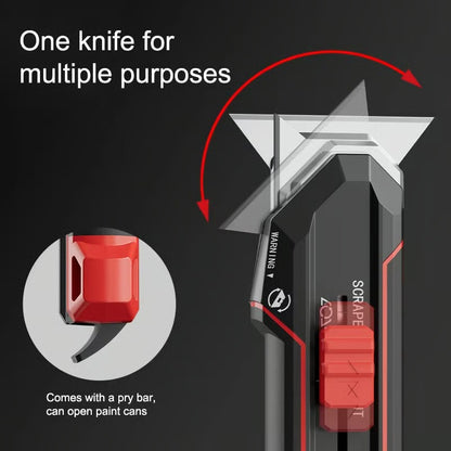 OptiKnive - 2-in-1 Universalmesser – Schneiden & Schaben in einem Werkzeug