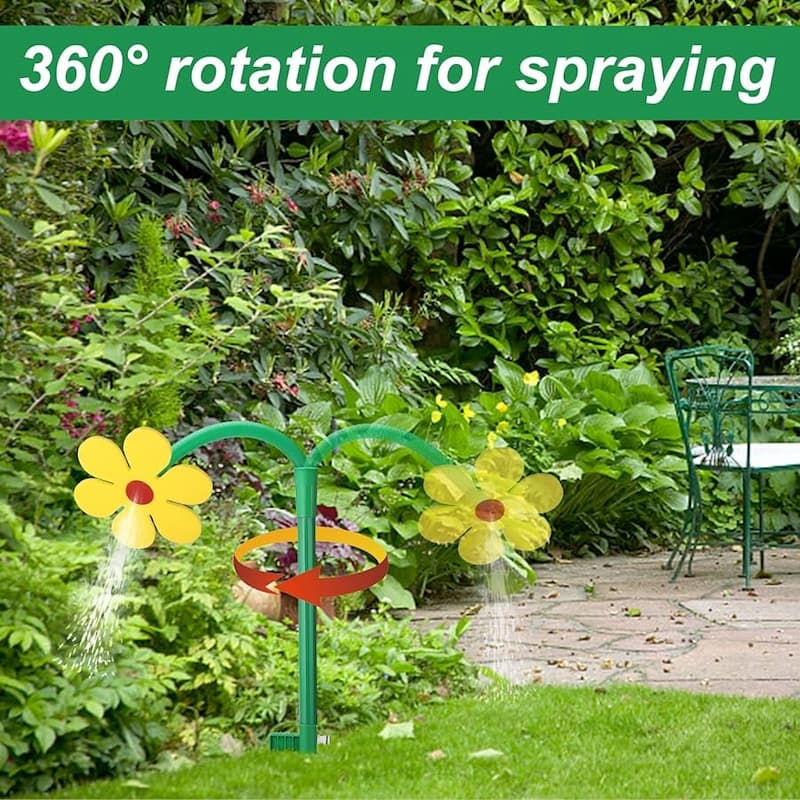 Flower Sprayer - Drehbarer Gänseblümchen-Rasensprenger – Ein Spaß für Kinder und Haustiere