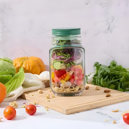 SaladJar - Salatbehälter mit Fächern