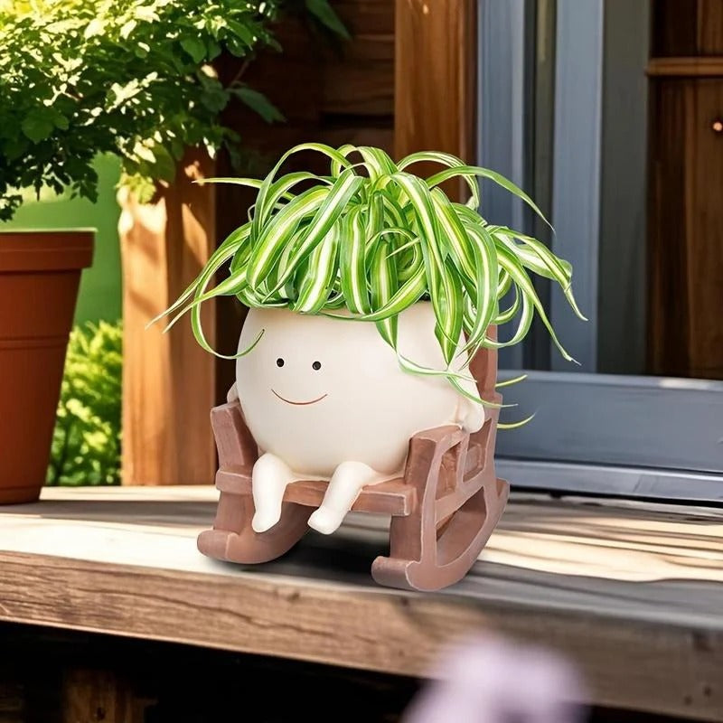 Plant Seat - Einzigartige Pflanzvase in Stuhlform