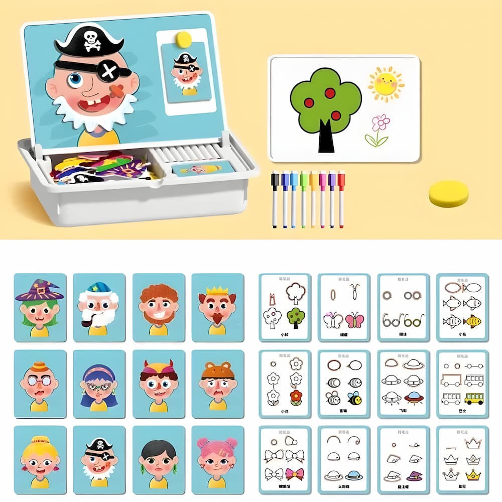 CreaFaces - Lernspiel Gesichter-Puzzle — Kreativität & Wahrnehmung stärken