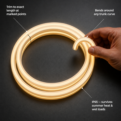 Trunk Light Strip - Jedes Mal, wenn du den Kofferraum öffnest, wird er von einer automatisch eingeschalteten Beleuchtung erhellt