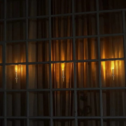 WindowCandles -  LED-Fensterkerzen mit Dämmerungssensor – Realistische, warmweiß flackernde Flamme für gemütliche Abende [6er-Set]