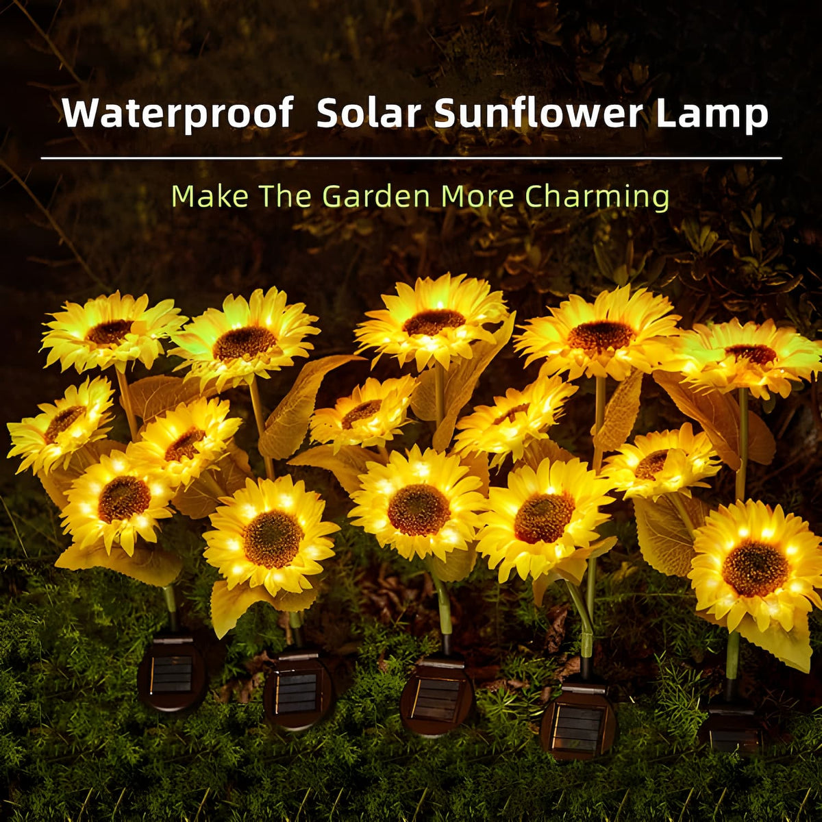 Solar Sunflowers - Verzaubern Sie Ihre Abende mit müheloser, bezaubernder Gartenmagie