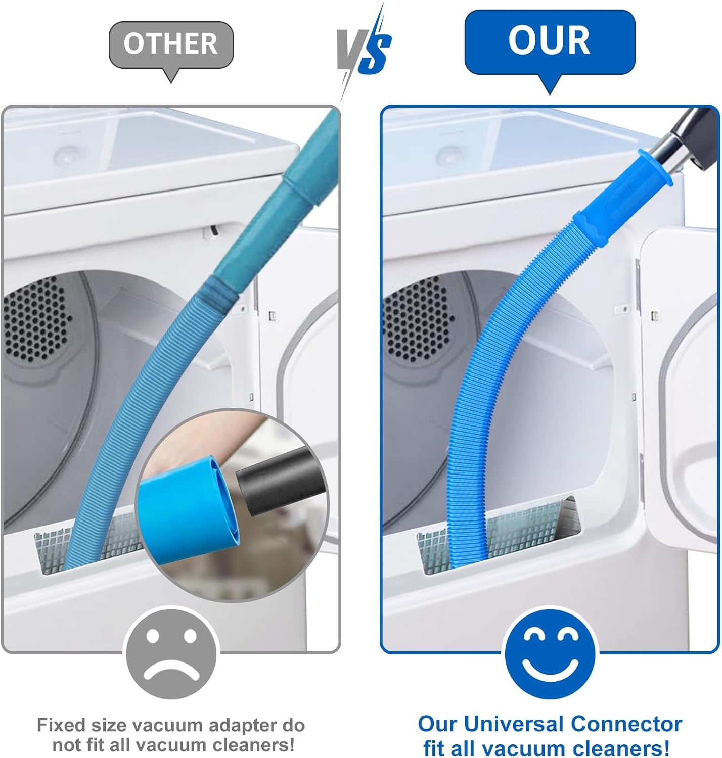 LintHose - Universal Trocknerentlüftungsreiniger Set