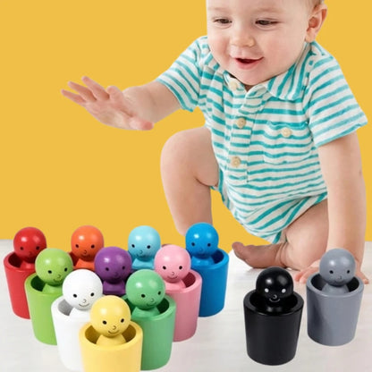 WoodFigures - Montessori-Holzspielzeug für leichtes Lernen für Kinder