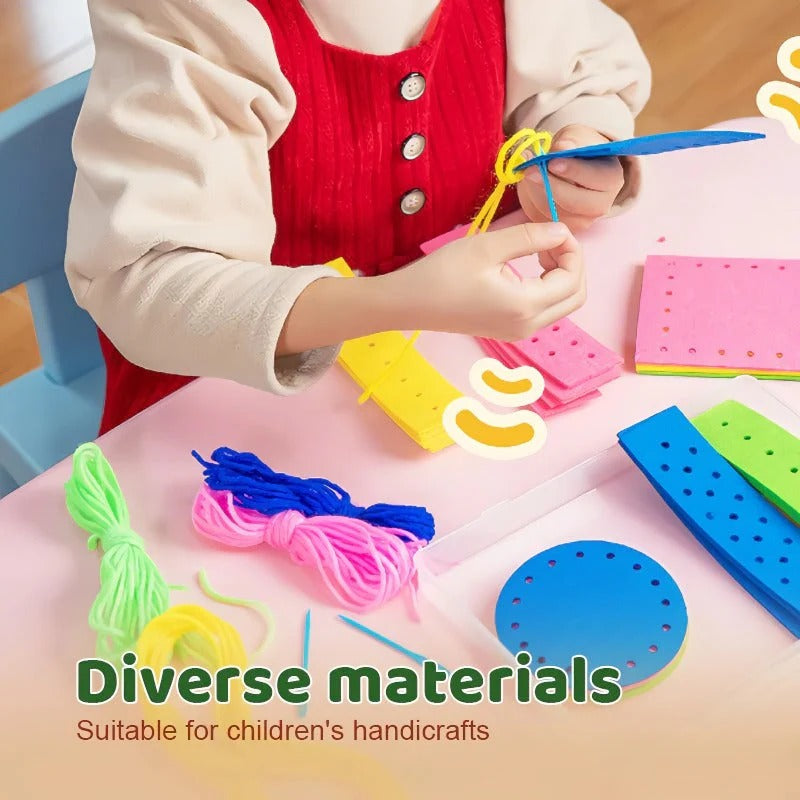 Fuzzy Drawings - Set zum Basteln einer Stickpuppe