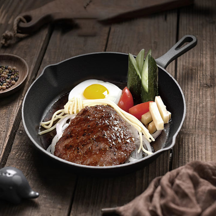 CastIronPans - Gusseisen Pfannen Set (3-teiliges Set)