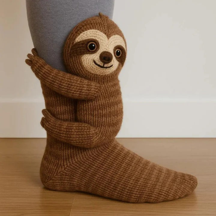 AnimalSocks - Lustige Tier-Umarmungs-Socken — Socken, die dich den ganzen Tag umarmen