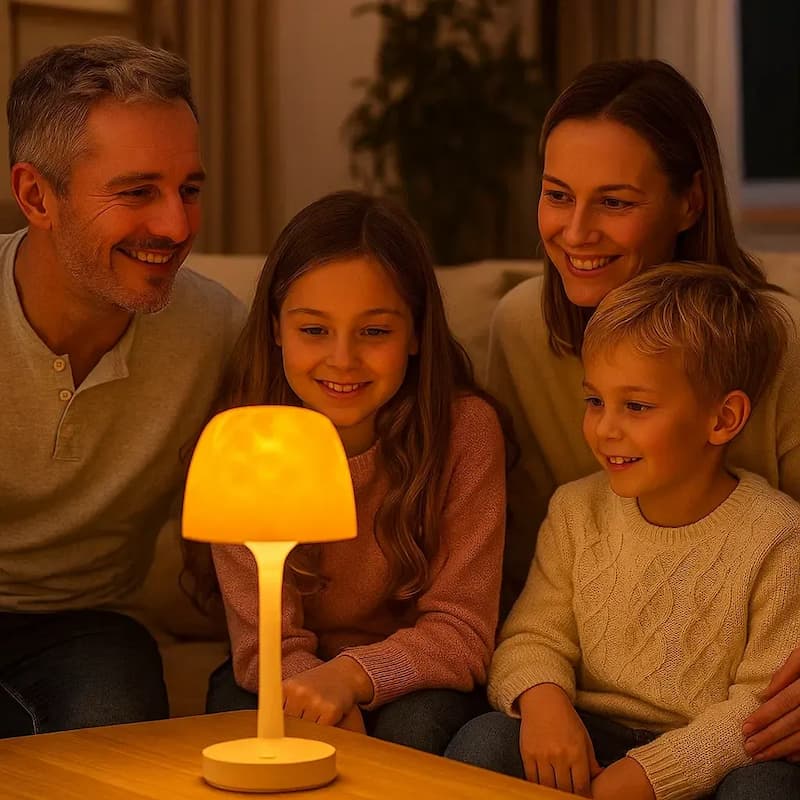 GlowLamp - Kabellose Ambient-Leuchte — Farbenfrohe Stimmung auf Knopfdruck