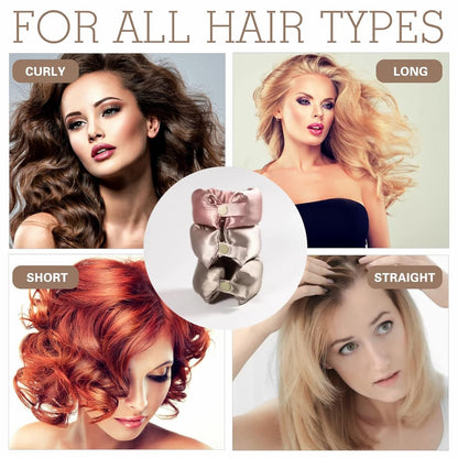 CurlingBuns - Satin-Haarwickler-Set ohne Hitze