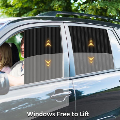 CarCurtain - Universal-Sonnenschutz mit Magneten - Fahren Sie kühl und privat