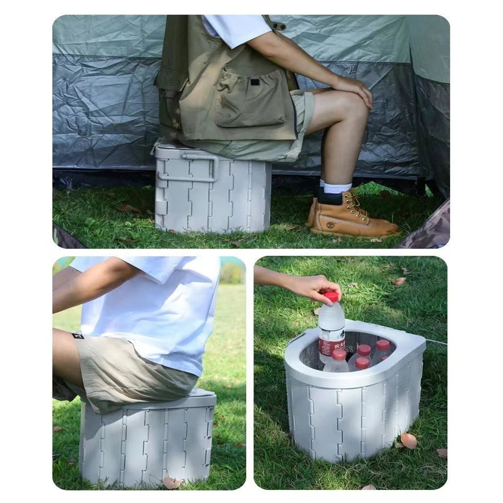 FoldToilet - Tragbare Falttoilette für Reisen