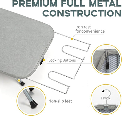 FoldIron - Tragbares Bügelbrett für kleine Wohnungen und Reisen