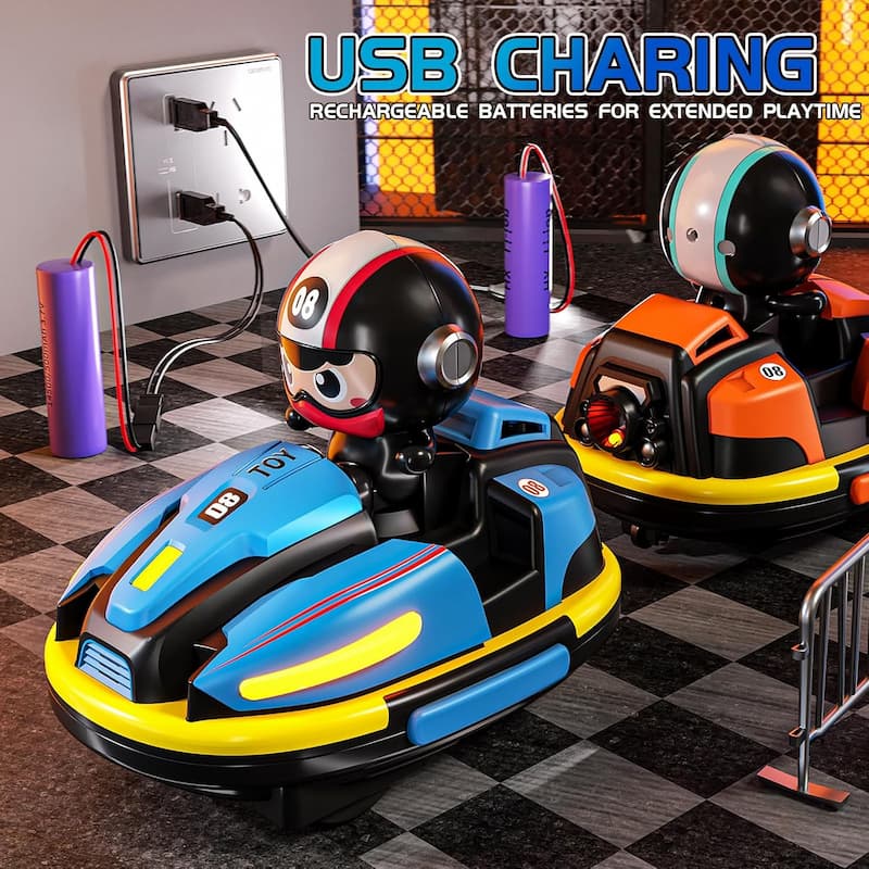 Bumper Car RC - 2,4-GHz-Ferngesteuertes Autoscooter-Spiel für zwei Spieler