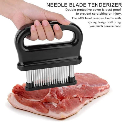 Meat Tenderizer - 48 Klingen aus Edelstahl – in Sekundenschnelle zart machen