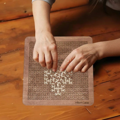 PatternPuzzle - Fraktal-Holzpuzzle