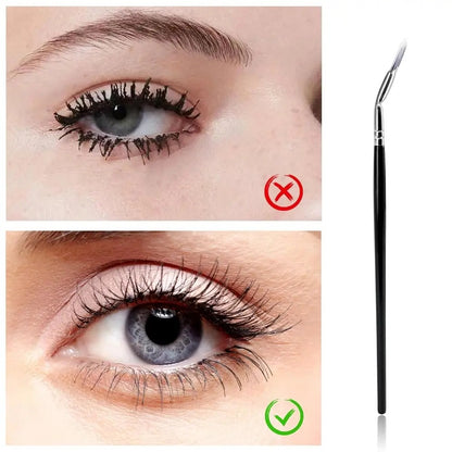SheshaBrush - Klappbare Wimpernbürste mit Winkelkopf – Perfekt für hektische Morgen [2 Stück]