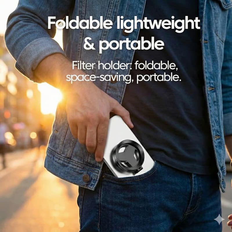 PhoneLens - Magnetische Clip-On-Kamera-Polarisationsfilter