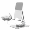 RotaHoldr - Hochwertiger, faltbarer und um 360° drehbarer Tablet-/Telefonhalter