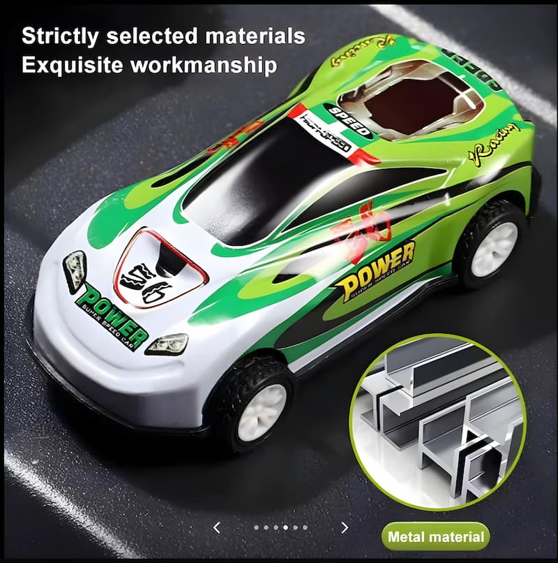 CarContainer - Mini-Rückzugsmotorwagen-Set mit integrierter Garage