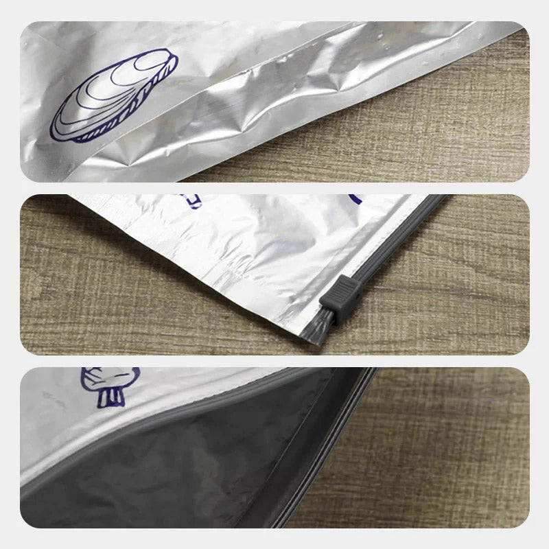 Aluminium Bags - Wiederverwendbare Aufbewahrungsbeutel aus Aluminium für Lebensmittel