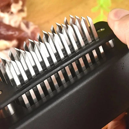 Meat Tenderizer - 48 Klingen aus Edelstahl – in Sekundenschnelle zart machen
