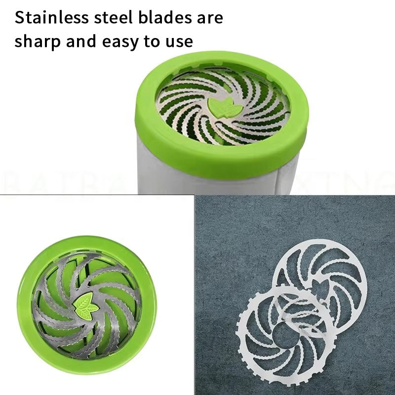 Fresh Herb Shredder - Manueller Kräuterschneider aus Edelstahl