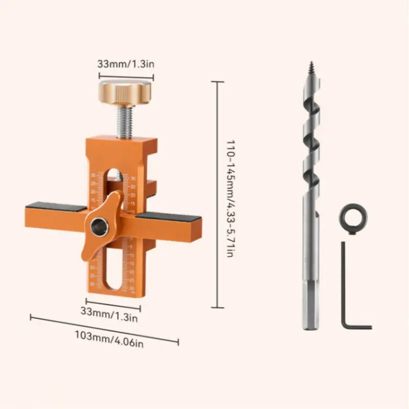 MountingGuide - 2-in-1 Montagehilfe zur präzisen Ausrichtung von Schranktüren