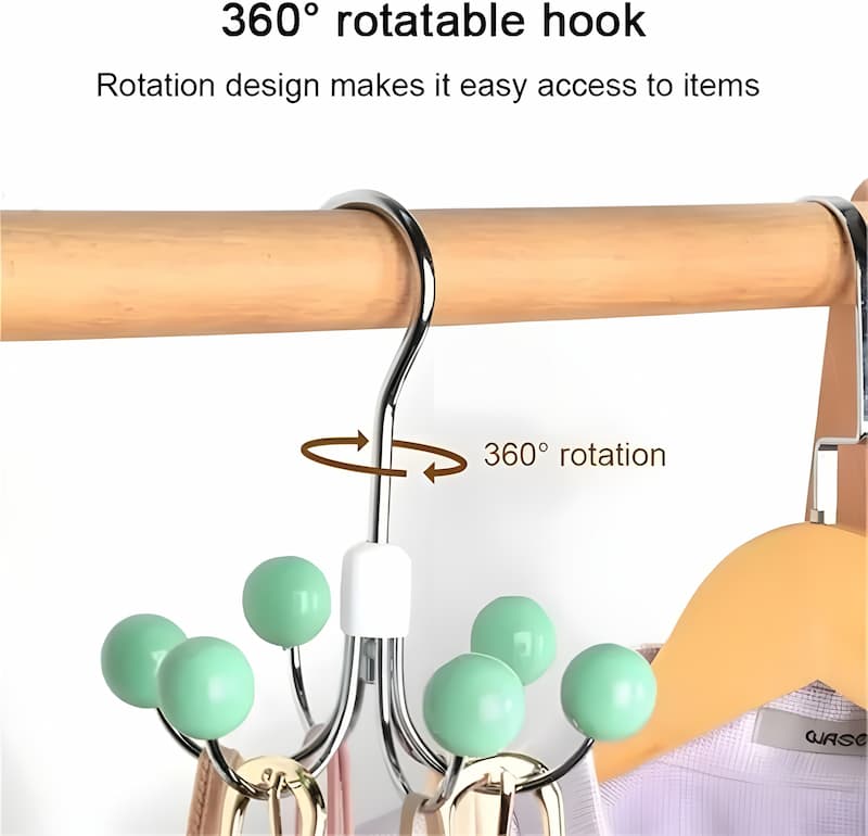 HexHook - 360° Kleiderorganizer zur Schrankraum-Erweiterung
