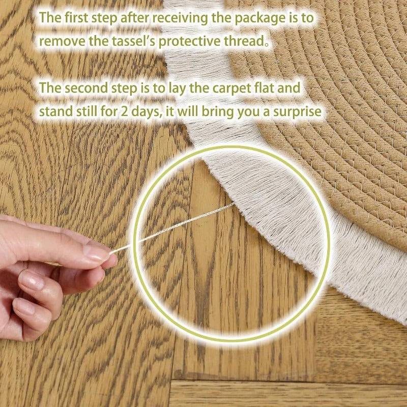 Rope Rug - Teppich aus hochwertigem Baumwollseil
