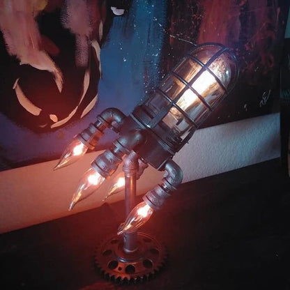 Rocket Lamp - Steampunk-Raketenlampe