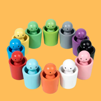 WoodFigures - Montessori-Holzspielzeug für leichtes Lernen für Kinder