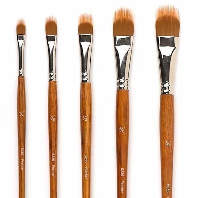 Zweilagige Flachbürsten [5-teiliges Set]