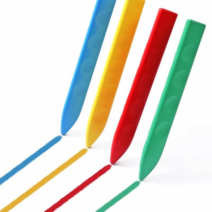 Rainbow Colors - Wasserfeste Bio-Wachsmalkreiden (48 Farben)