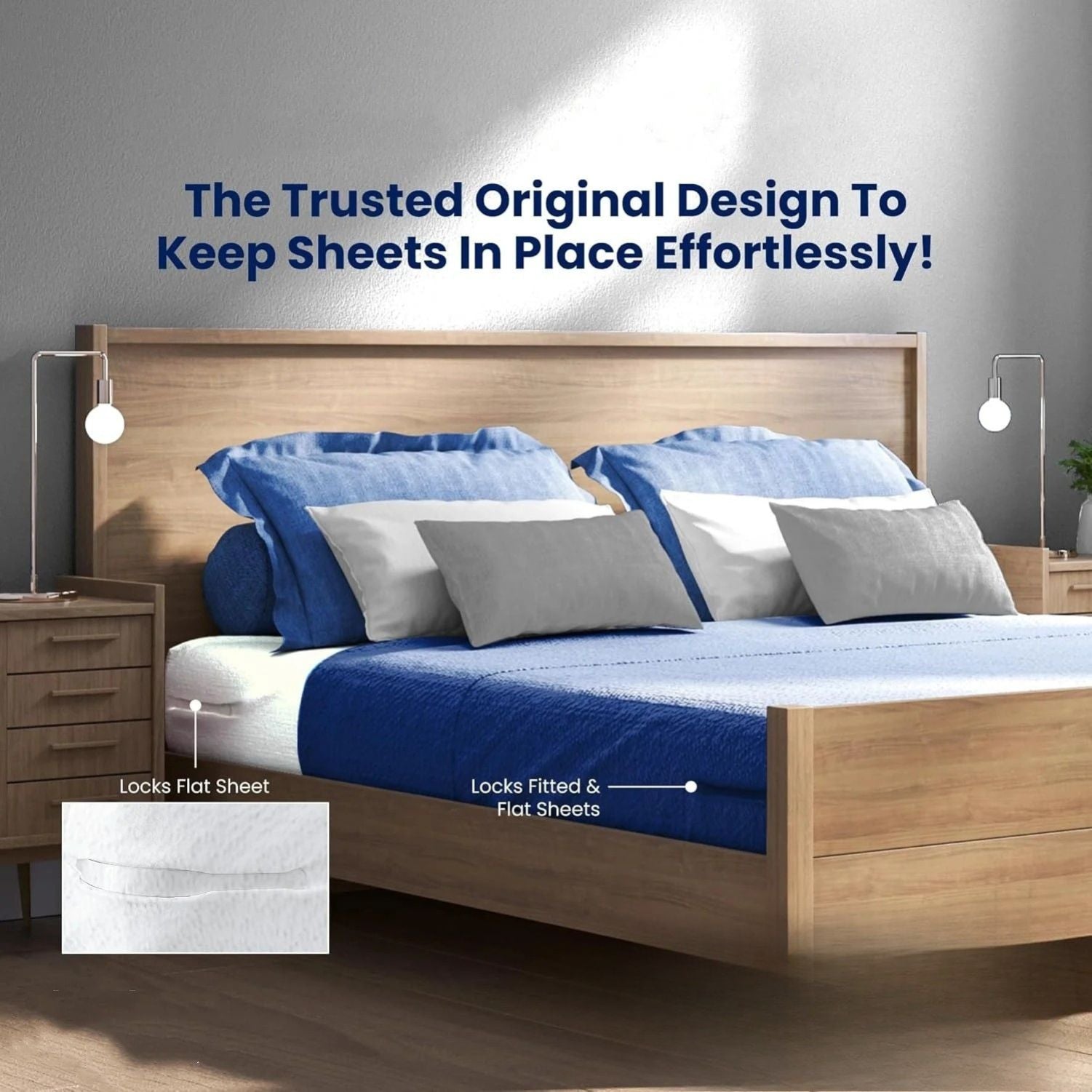 SheetHolder - Langlebig Bettlaken-Halter halten – Fixieren Bettlaken sicher