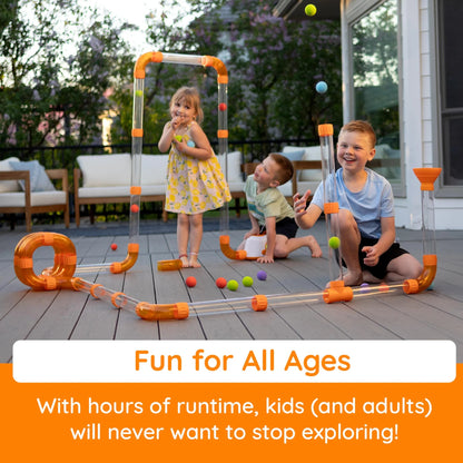 Ball Tube - Infinite Air-Flow-Bausystem | Modulares STEM-Spielzeug für kreative Köpfe