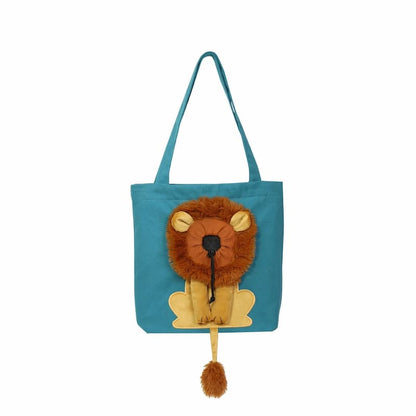 Cat Mane Bag - Tragetasche aus Segeltuch für Haustiere