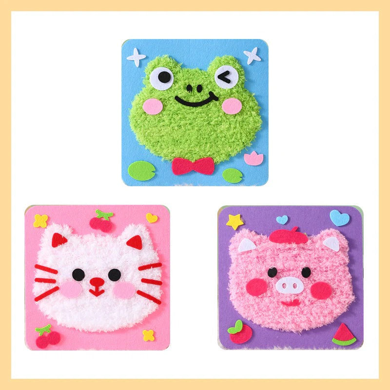 Fuzzy Drawings - Set zum Basteln einer Stickpuppe