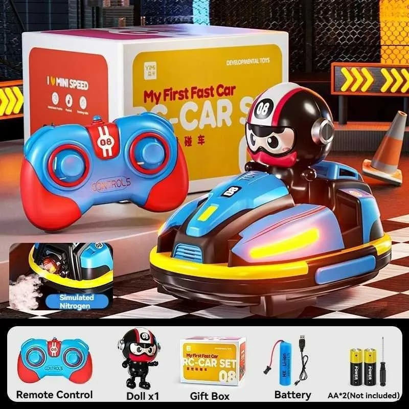 Bumper Car RC - 2,4-GHz-Ferngesteuertes Autoscooter-Spiel für zwei Spieler
