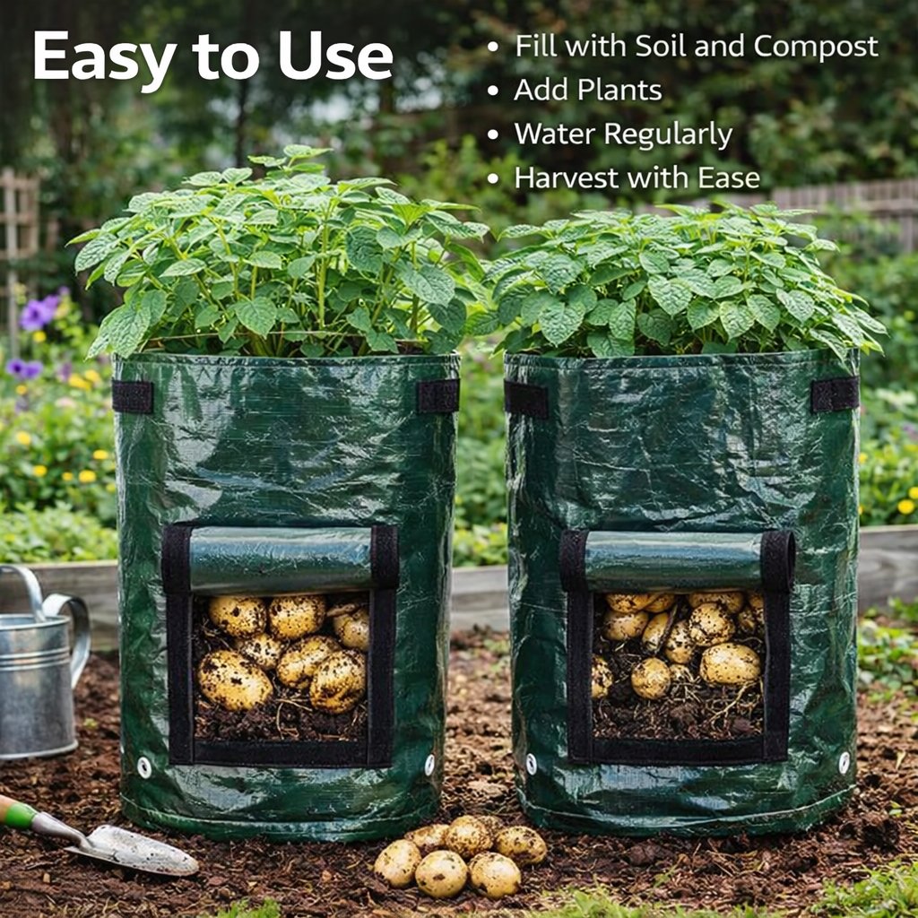 Grow Bag - Kartoffelanbau-Tasche mit einfacher Ernte