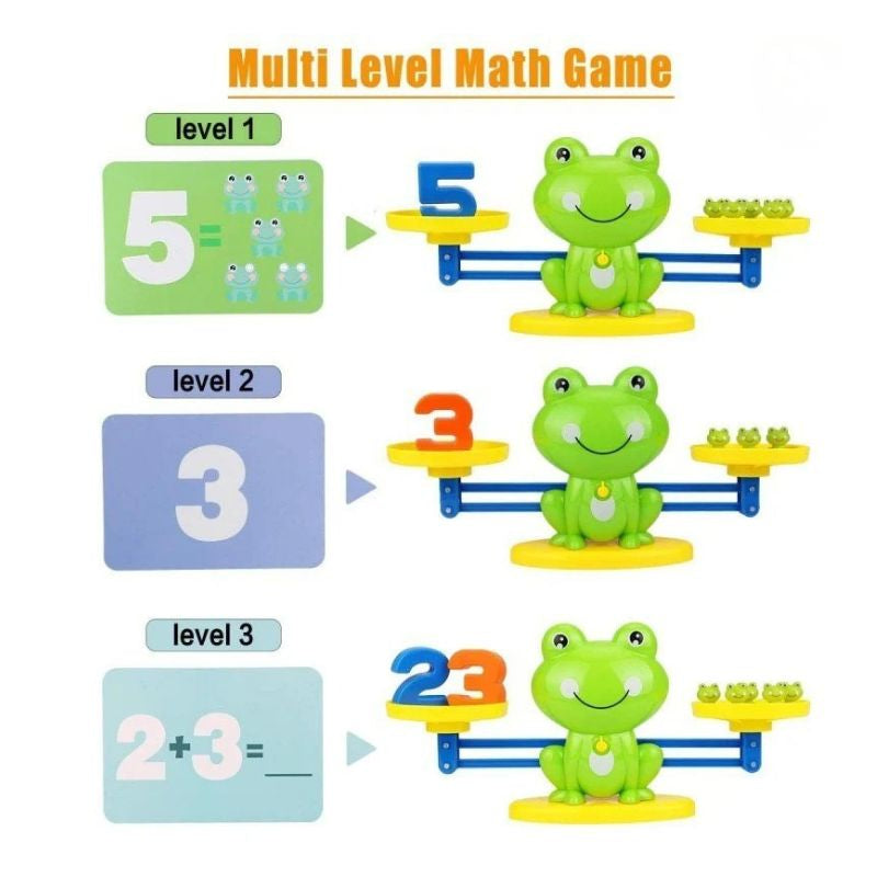NumberScale - Frosch-Balance-Spielzeugset