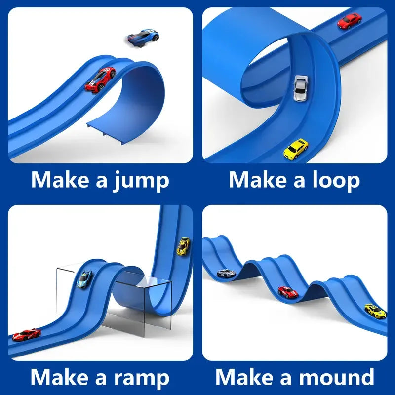 Car Slide - Flexibles Rennbahnspielzeug