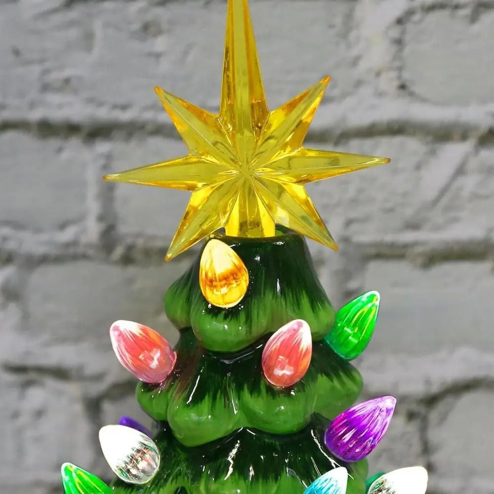 GnomeTree - DIY Beleuchteter Weihnachts-Wichtelbaum — Für Tisch, Fenster & Kamin
