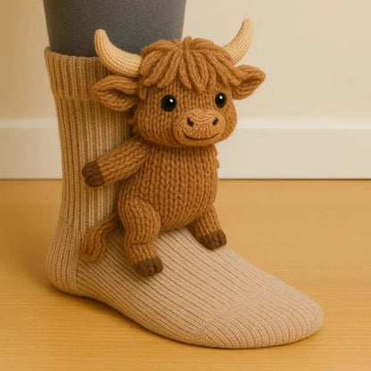 AnimalSocks - Lustige Tier-Umarmungs-Socken — Socken, die dich den ganzen Tag umarmen