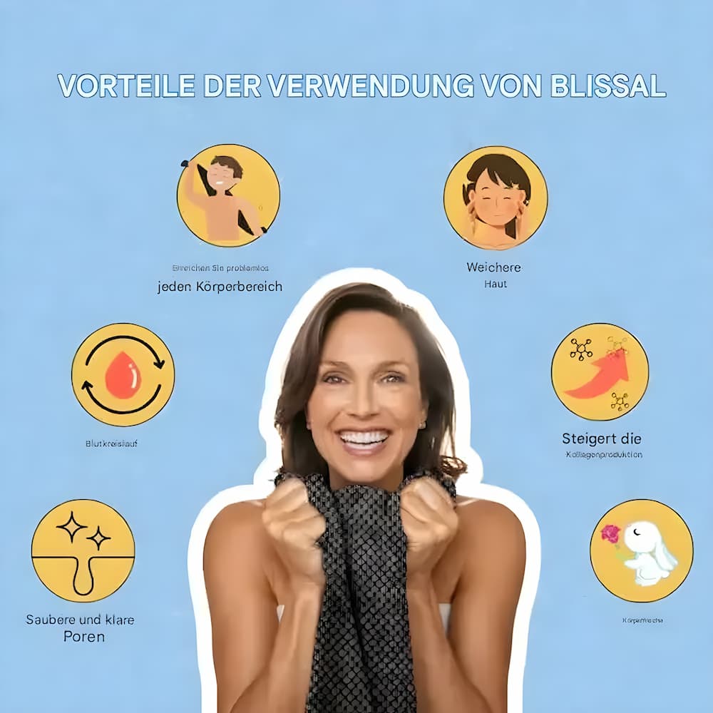 PeelingTowel - Peeling-Duschtuch mit Silberionen – Sanfte Tiefenreinigung