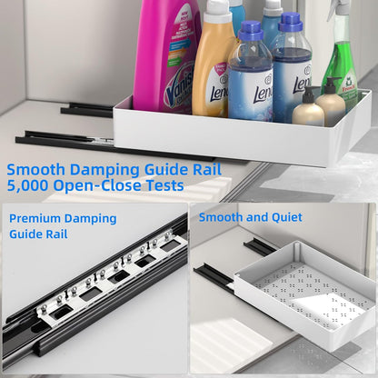 PullOutTrays - Schrank Organizer ausziehbar — Kein mühsames Montieren nötig