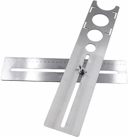 TileGauge - Vollwinkel-Fliesbohrschablone — Dein bester Helfer bei Renovierungen